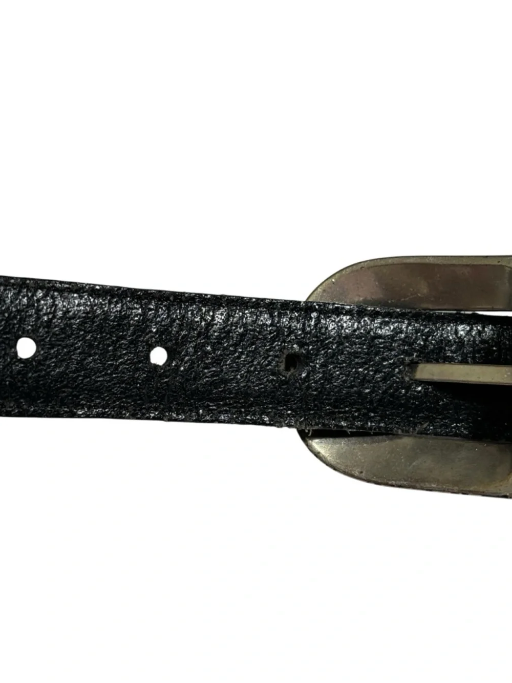 Brighton Black Leather Belt Size 30 Medium Silver Hardware Western Rodeo Unisex